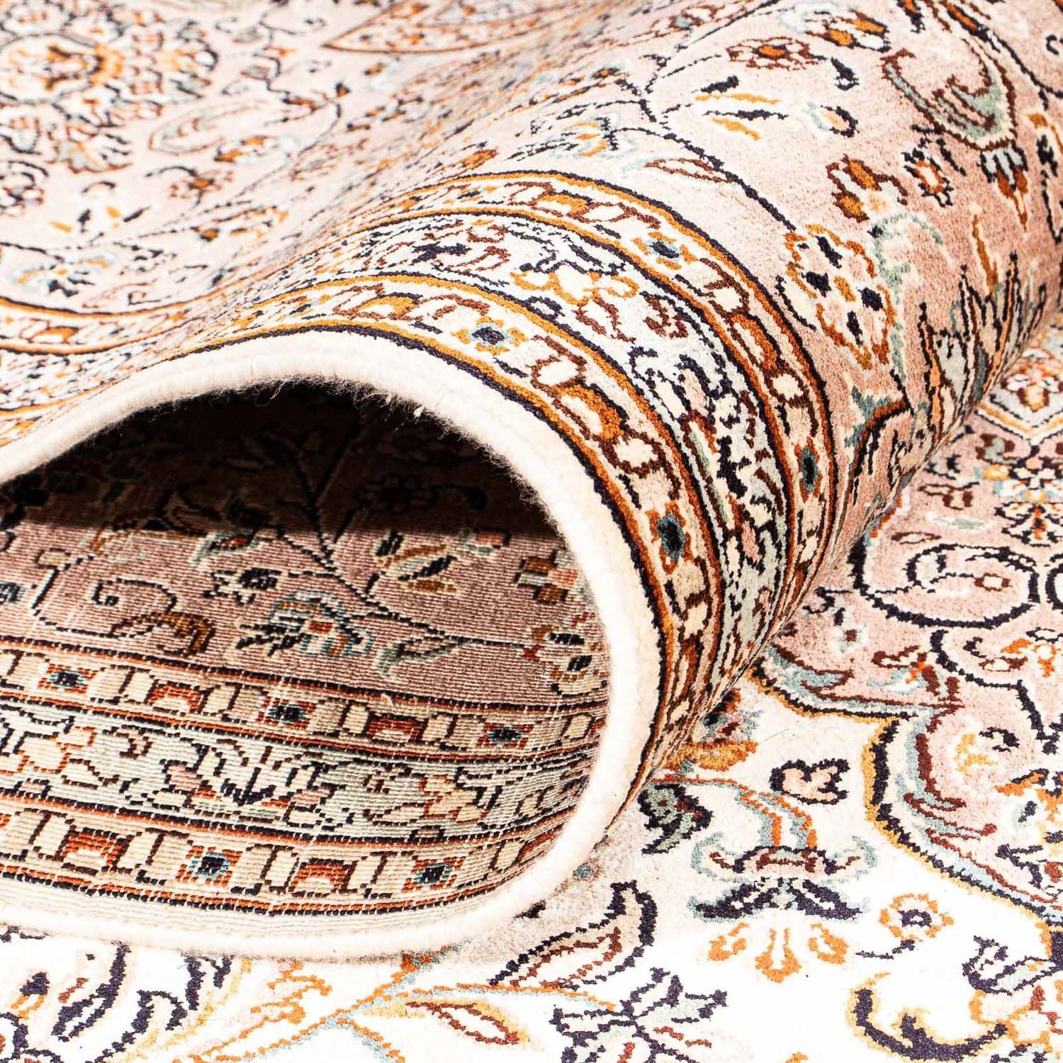 Alfombra de seda - Seda de Cachemira - 307 x 243 cm - beige