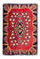 Alfombra persa - Keshan - 88 x 62 cm - rojo oscuro