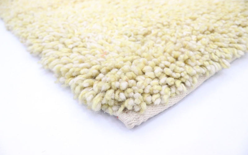 Alfombra de pelo largo - 158 x 90 cm - beige