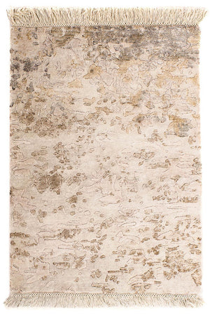 Alfombra de diseño - 90 x 60 cm - marrón claro