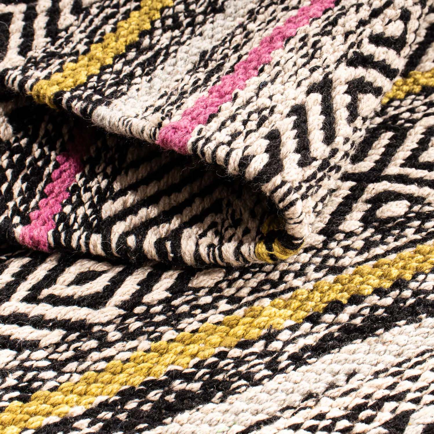 Alfombra Kelim - Tendencia - 90 x 60 cm - multicolor
