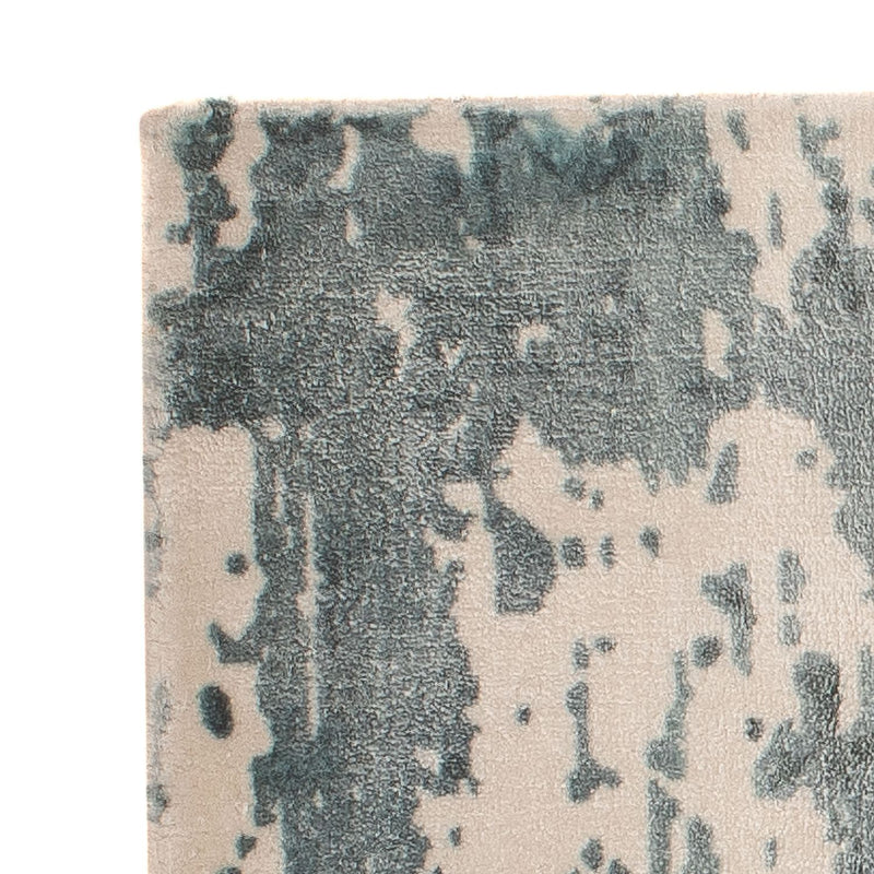 Alfombra de viscosa cuadrado  - 55 x 51 cm - multicolor