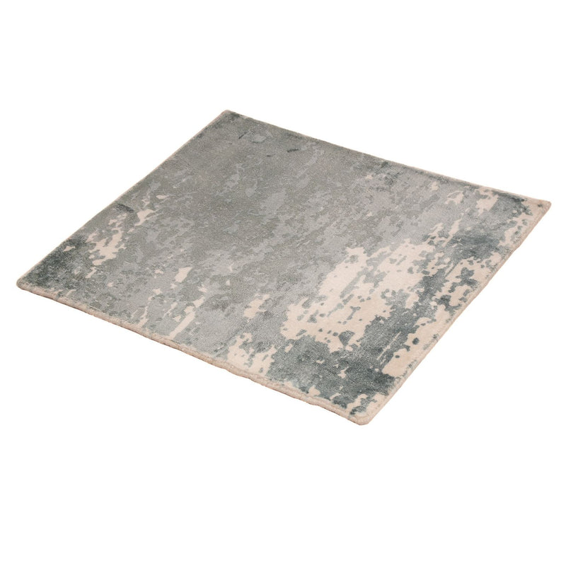 Alfombra de viscosa cuadrado  - 55 x 51 cm - multicolor