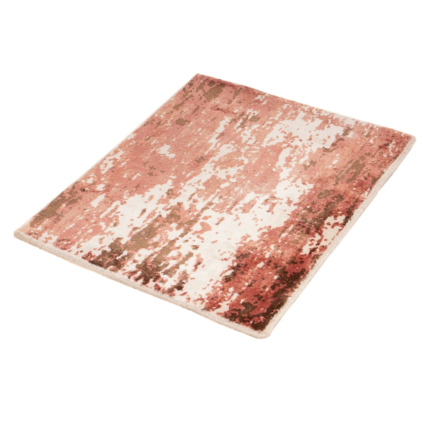 Alfombra de viscosa cuadrado  - 60 x 50 cm - multicolor