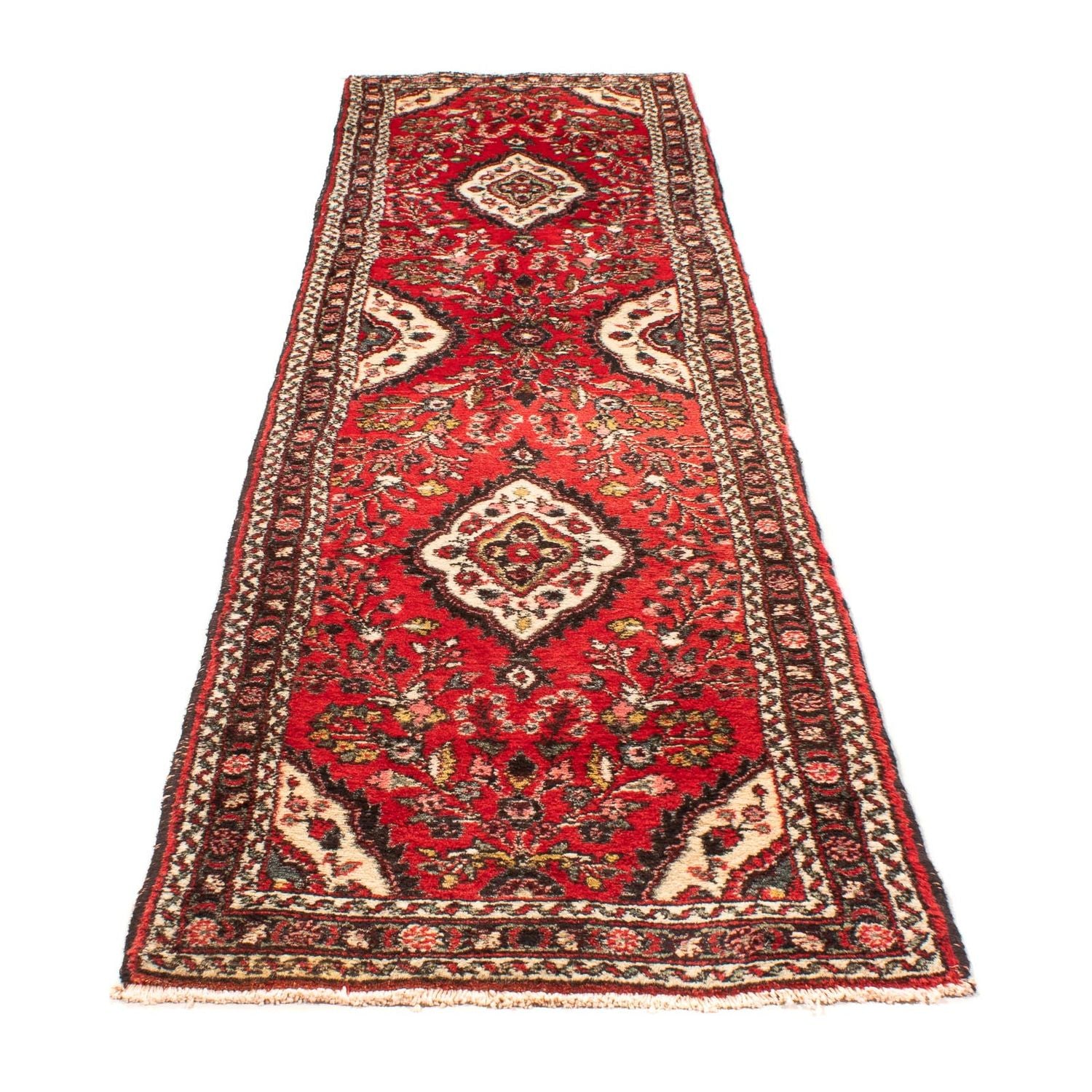 Alfombra de pasillo Alfombra persa - Nómada - 312 x 78 cm - rojo