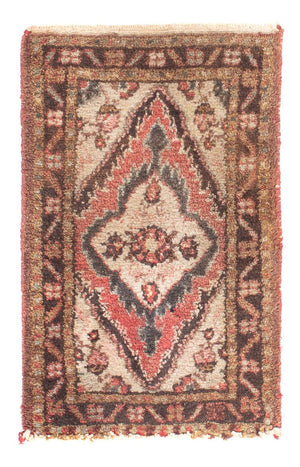 Alfombra persa - Nómada - 60 x 40 cm - marrón claro