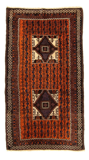 Alfombra Belutsch - 192 x 111 cm - marrón