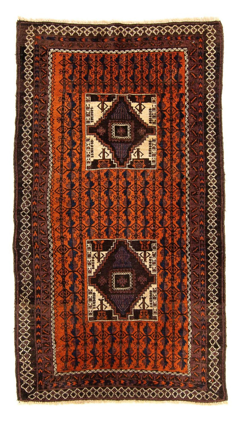 Alfombra Belutsch - 192 x 111 cm - marrón