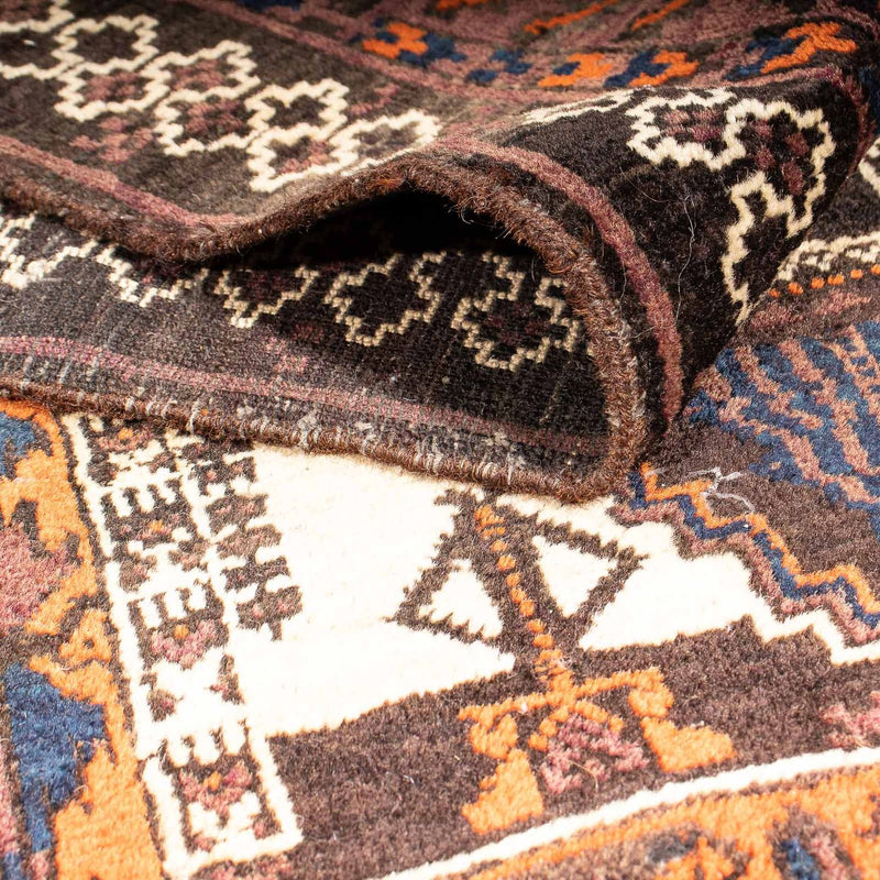 Alfombra Belutsch - 192 x 111 cm - marrón