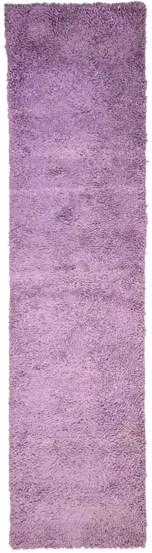 Alfombra de pasillo Alfombra de pelo largo - 315 x 79 cm - púrpura