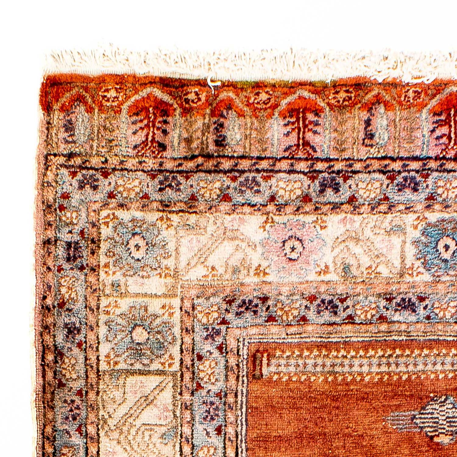 Alfombra de seda - Kayseri - 127 x 90 cm - multicolor