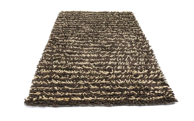 Alfombra de pelo largo - 198 x 129 cm - multicolor