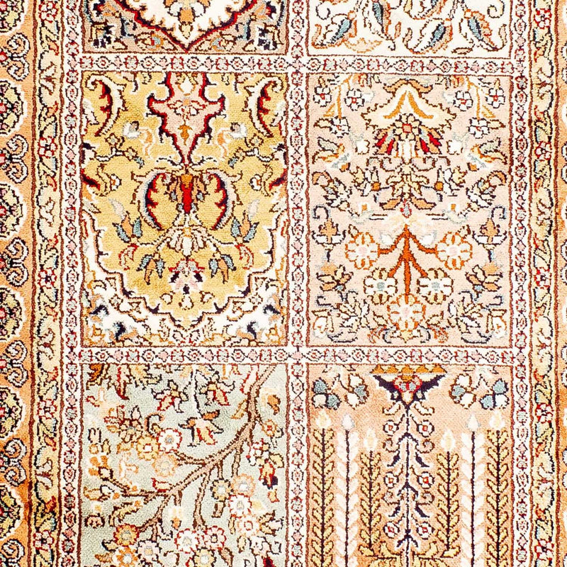 Alfombra de seda - Seda de Cachemira - 98 x 60 cm - beige