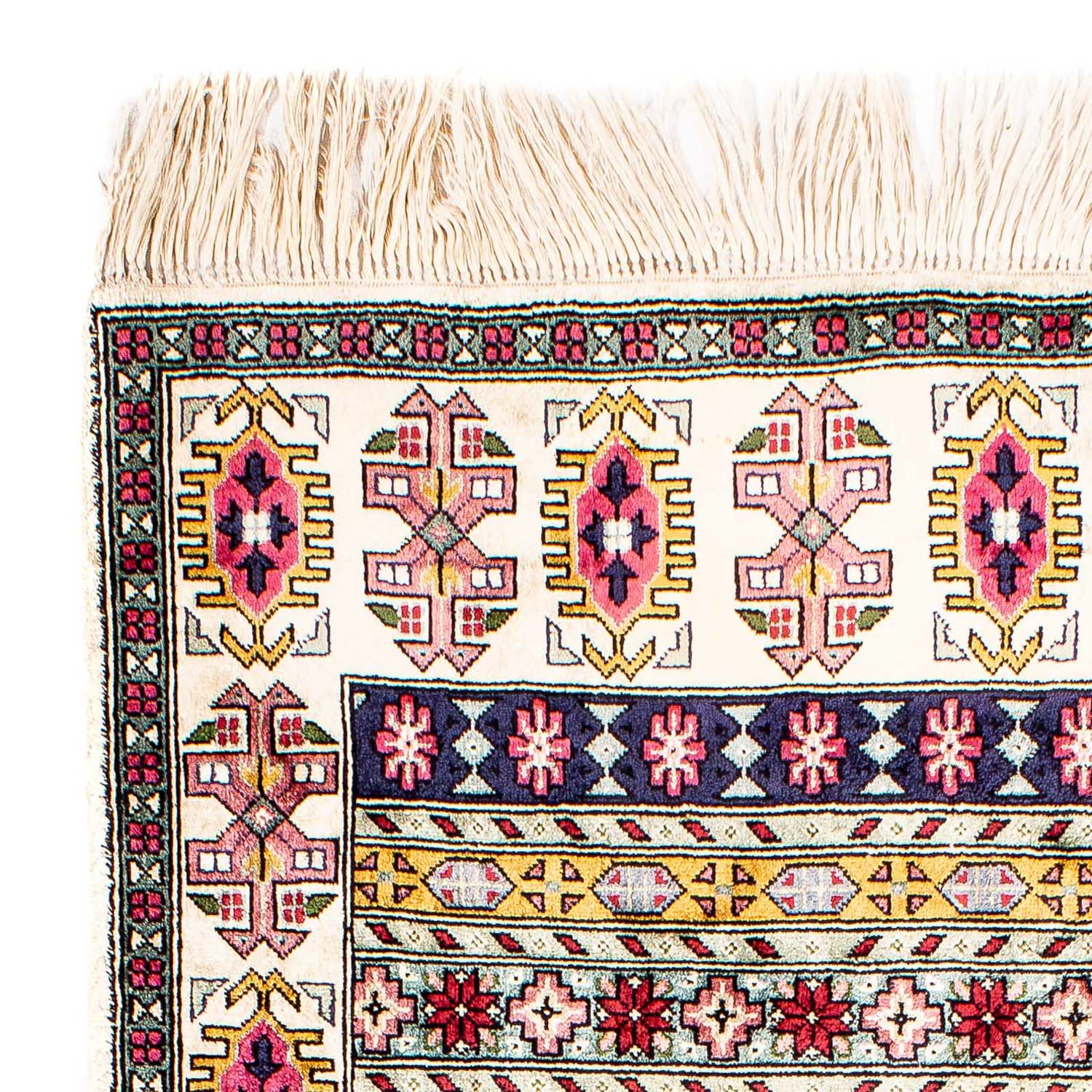Alfombra de pasillo Alfombra de seda - Kayseri - 156 x 76 cm - multicolor