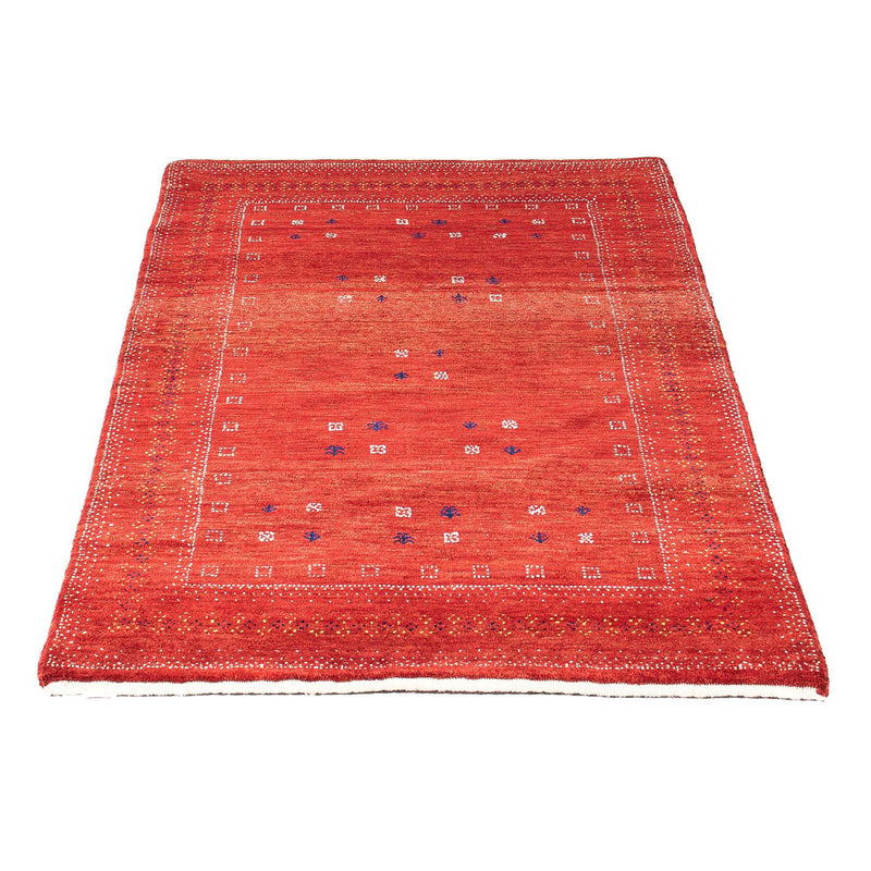 Alfombra Gabbeh - Loribaft Persa - 120 x 80 cm - rojo oscuro