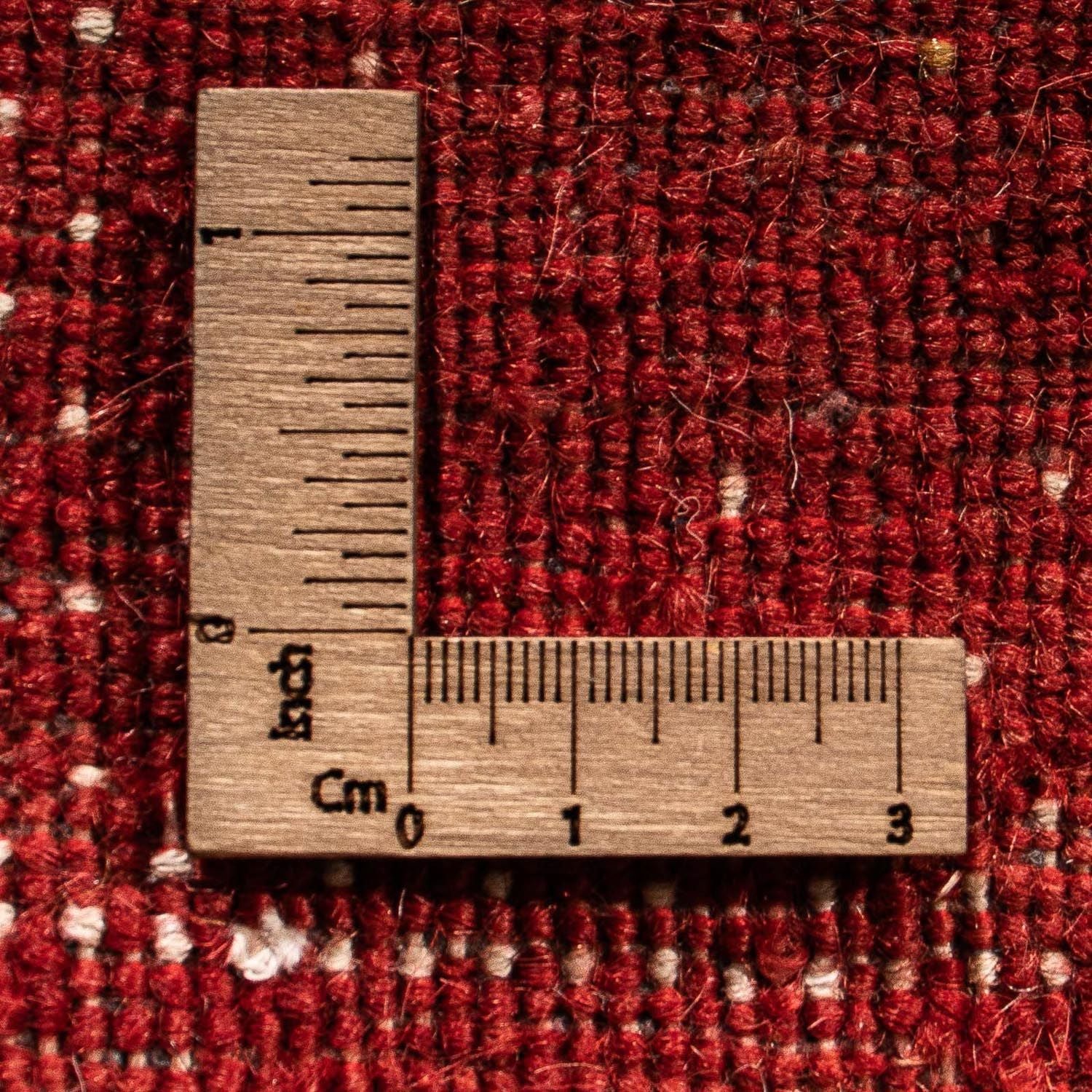 Alfombra Gabbeh - Loribaft Persa - 120 x 80 cm - rojo oscuro