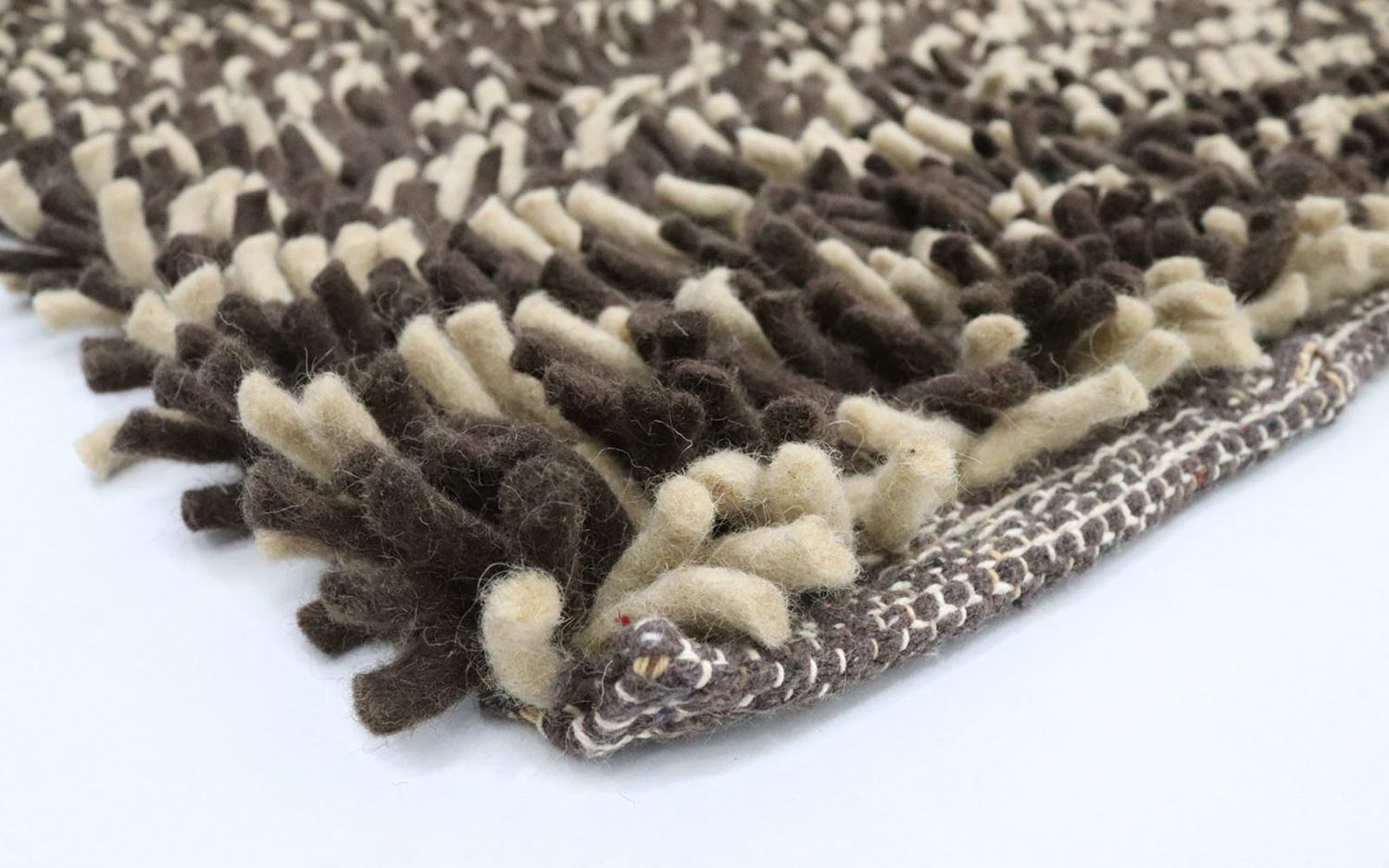 Alfombra de pelo largo - 200 x 124 cm - multicolor