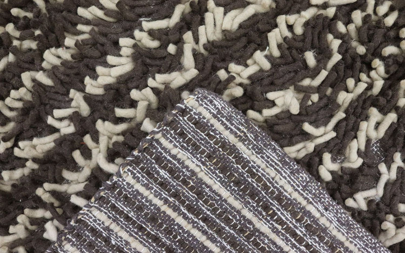 Alfombra de pelo largo - 200 x 124 cm - multicolor