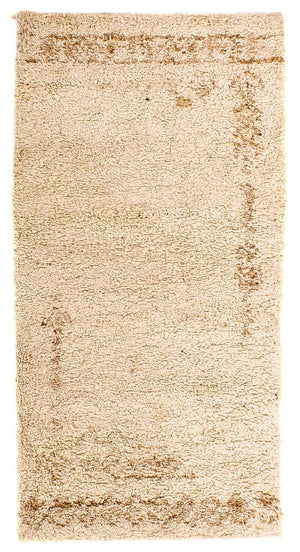 Alfombra bereber - 140 x 70 cm - beige
