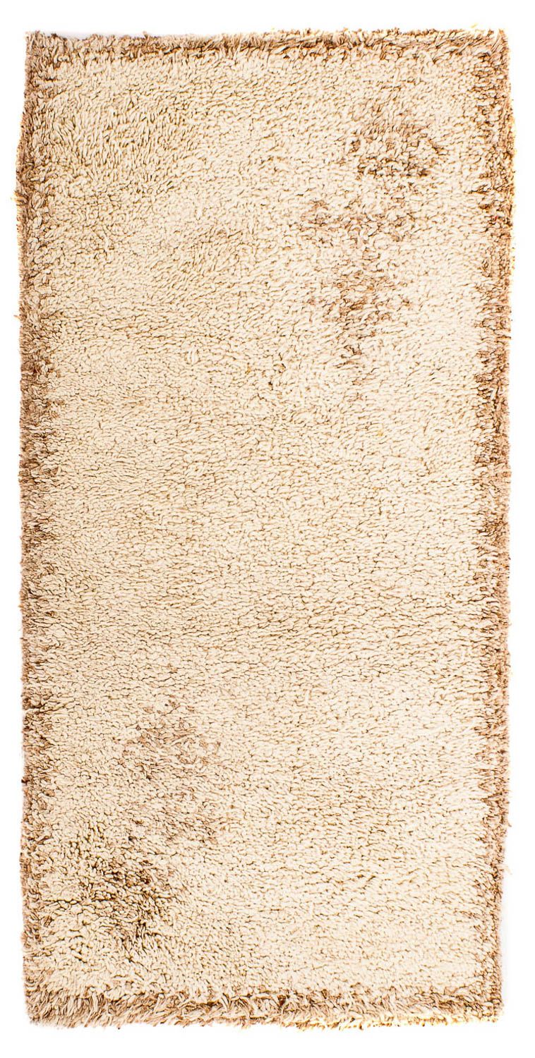 Alfombra bereber - 140 x 70 cm - beige