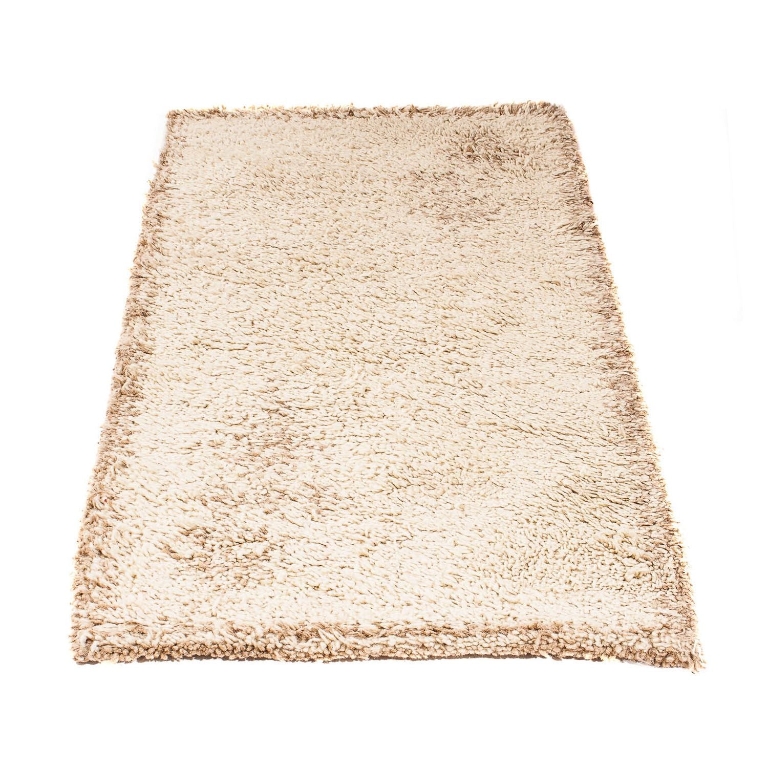 Alfombra bereber - 140 x 70 cm - beige