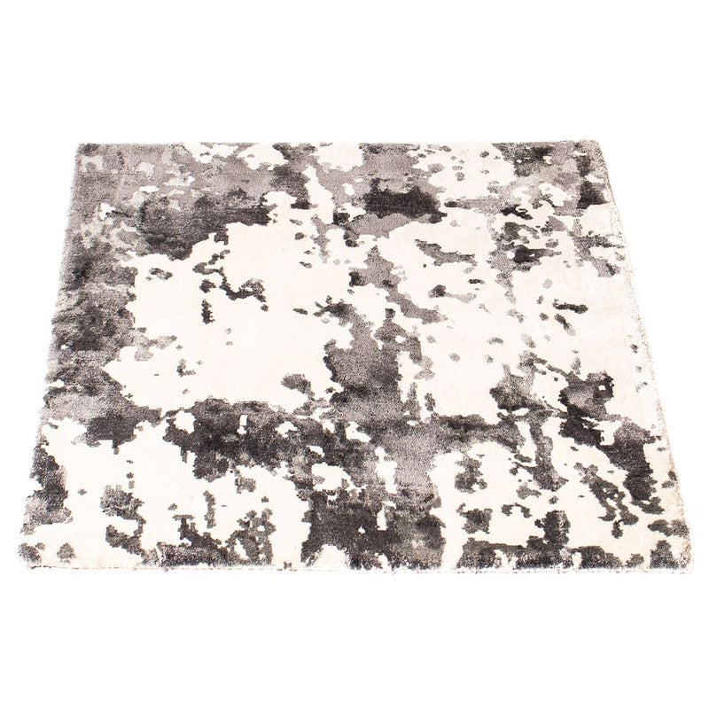 Alfombra de viscosa cuadrado  - 70 x 70 cm - beige