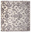 Alfombra de viscosa cuadrado  - 70 x 70 cm - gris claro