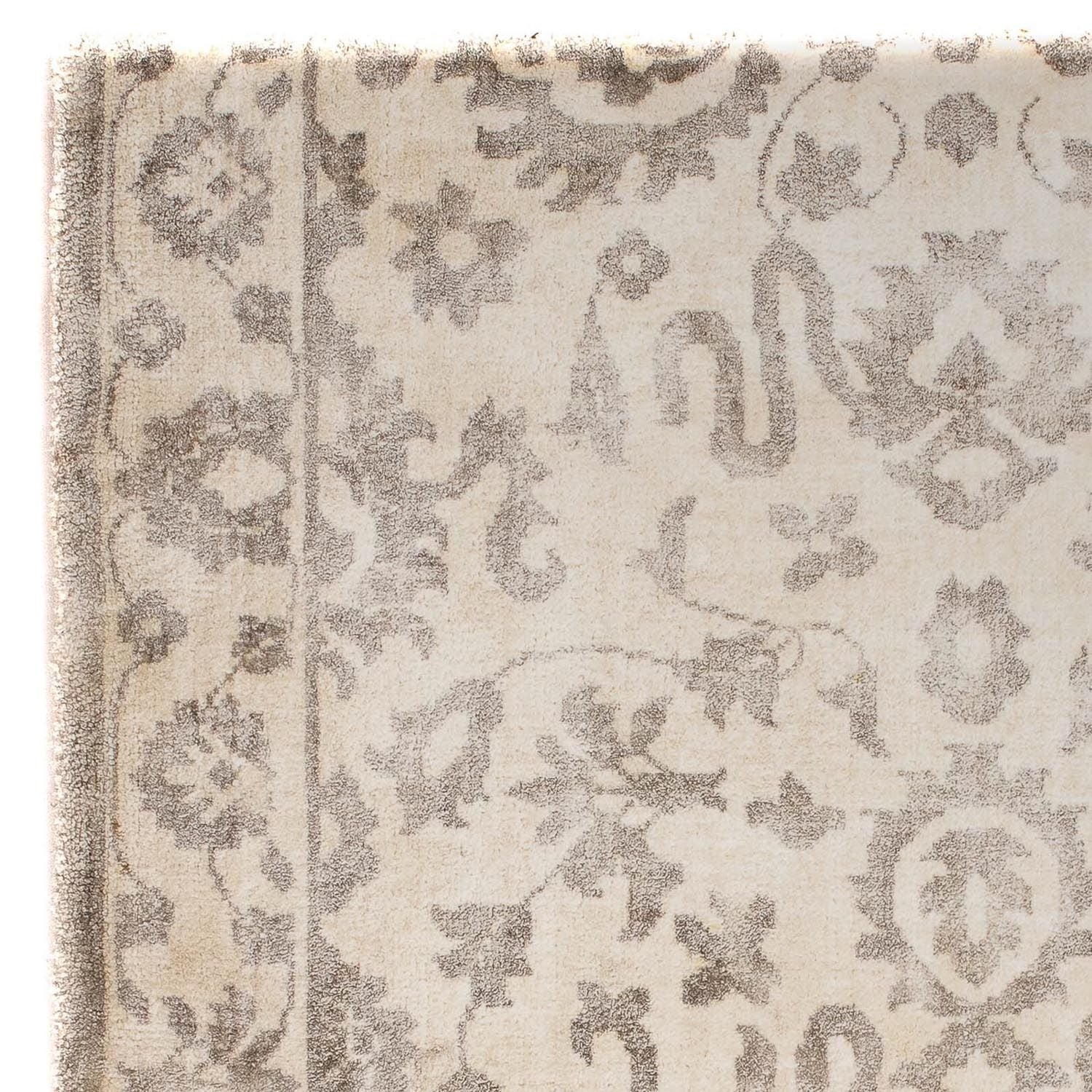 Alfombra de viscosa cuadrado  - 70 x 70 cm - marrón claro