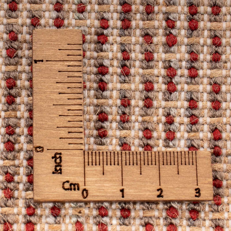 Alfombra de pelo largo - 290 x 200 cm - rojo oscuro