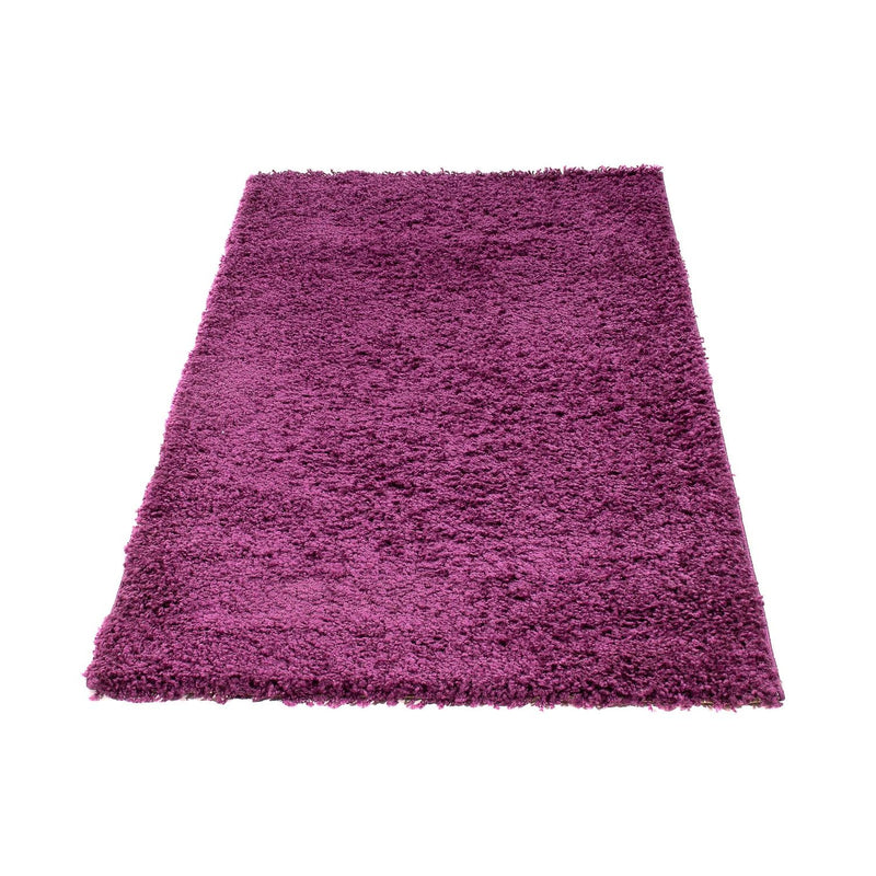 Alfombra de pelo largo - 150 x 80 cm - púrpura