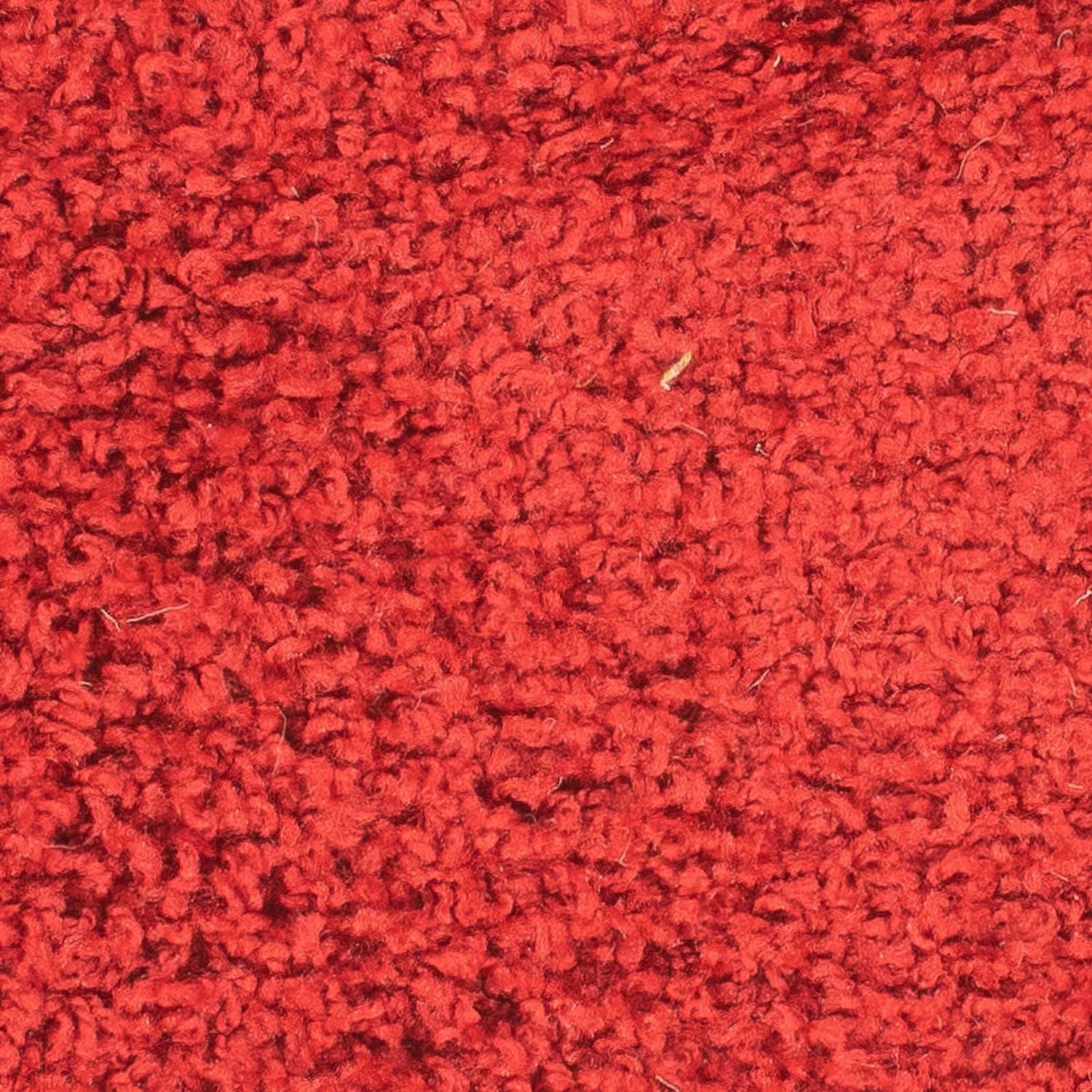 Alfombra de pelo largo - 110 x 60 cm - rojo