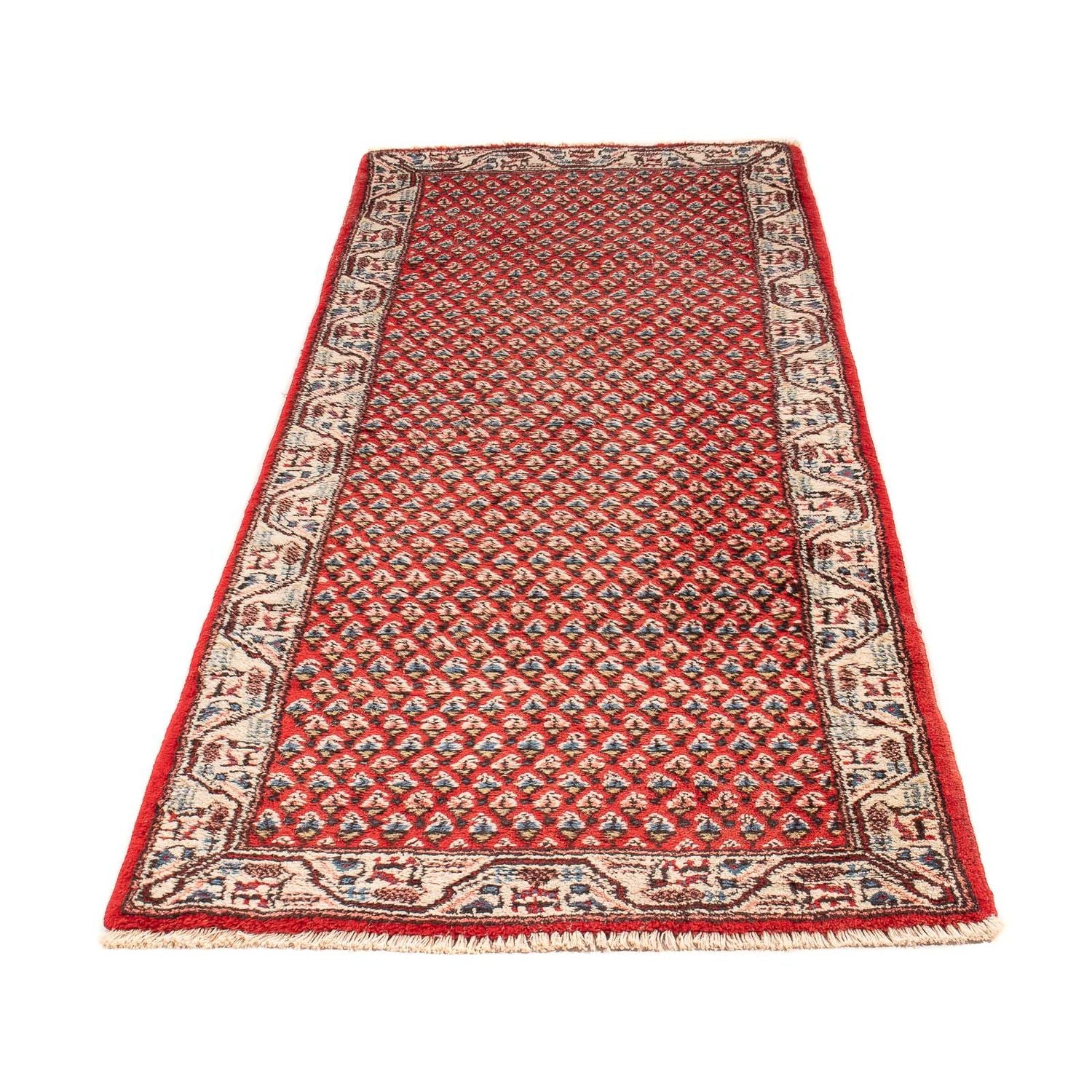 Alfombra de pasillo Alfombra persa - Mir - 203 x 77 cm - rojo oscuro