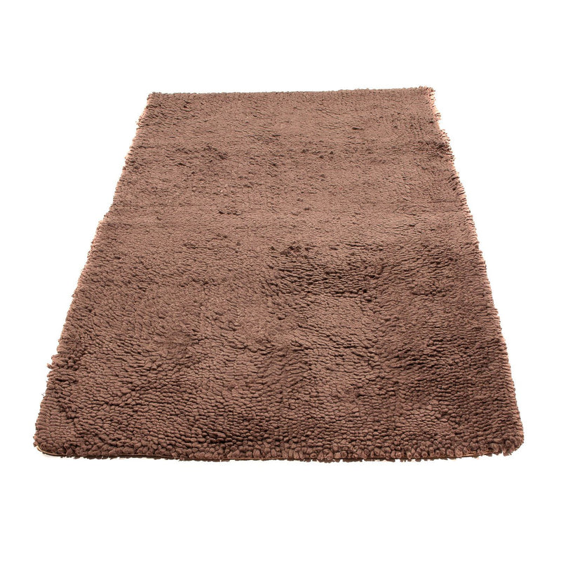 Alfombra de pasillo Alfombra de pelo largo - 231 x 116 cm - marrón