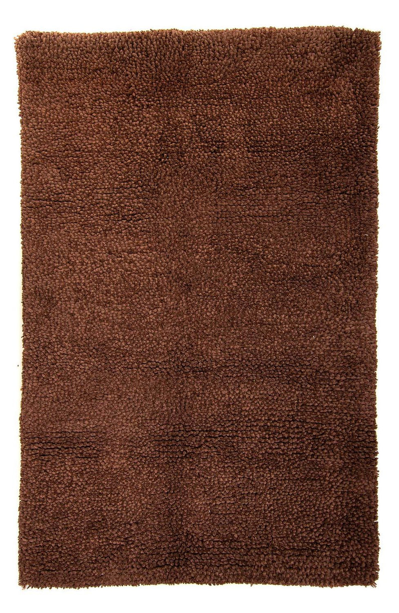 Alfombra de pelo largo - 230 x 150 cm - marrón