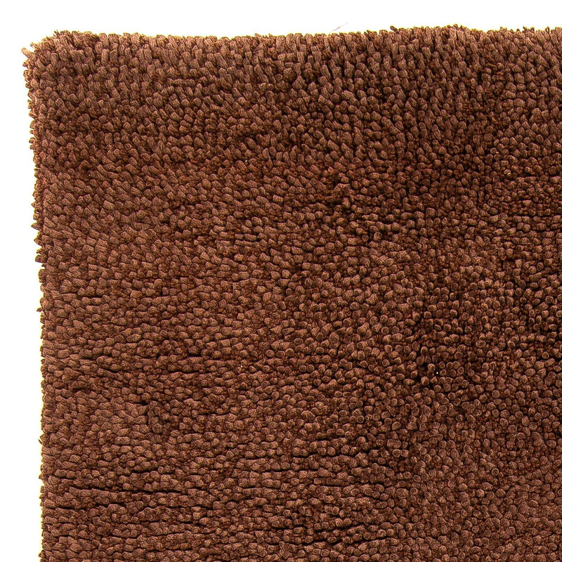 Alfombra de pelo largo - 230 x 150 cm - marrón