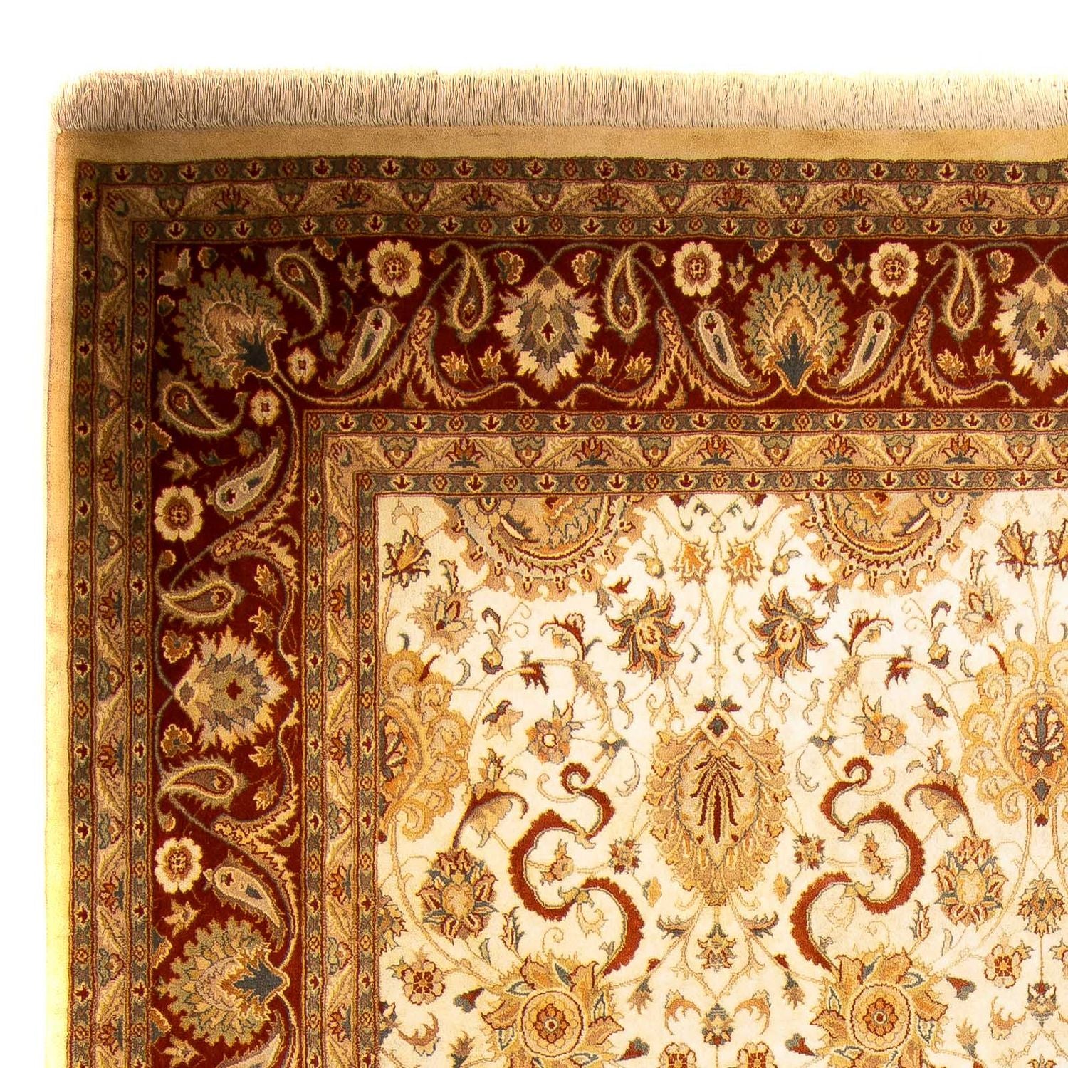 Alfombra oriental - Tabriz - 315 x 247 cm - beige