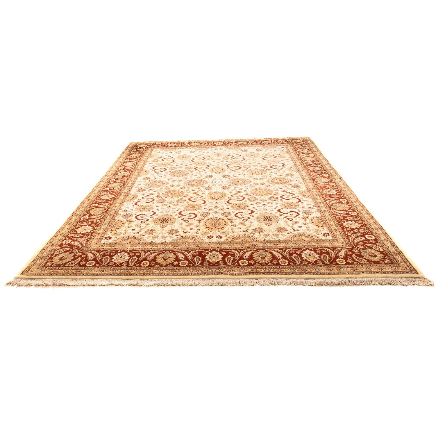 Alfombra oriental - Tabriz - 315 x 247 cm - beige