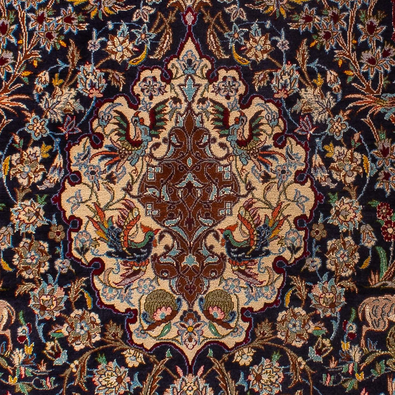 Alfombra Persa - Isfahan - Prima - 173 x 117 cm - azul oscuro