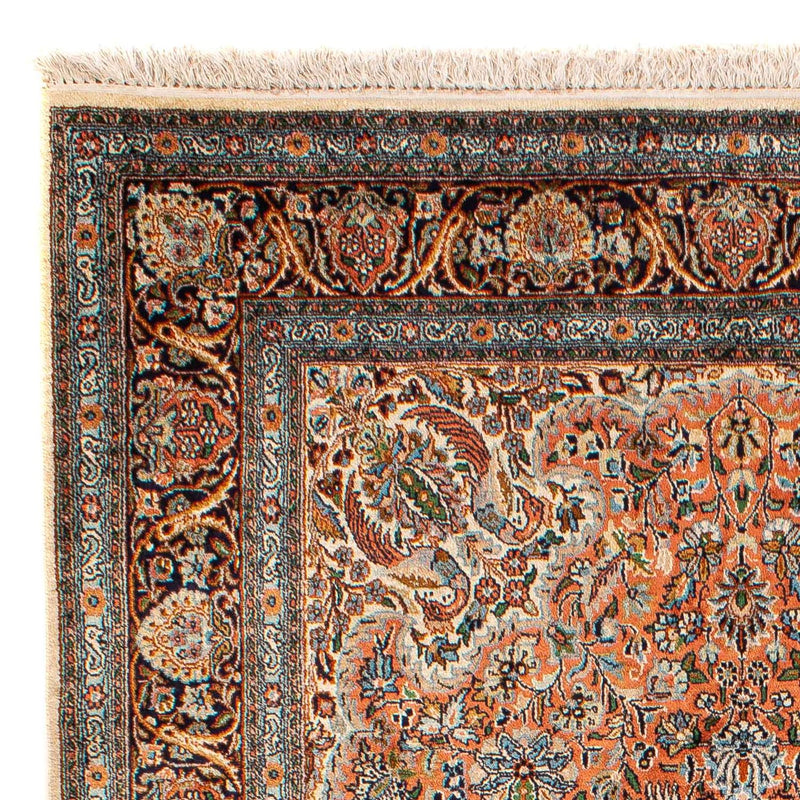 Alfombra de seda - Seda de Cachemira - 182 x 121 cm - marrón claro