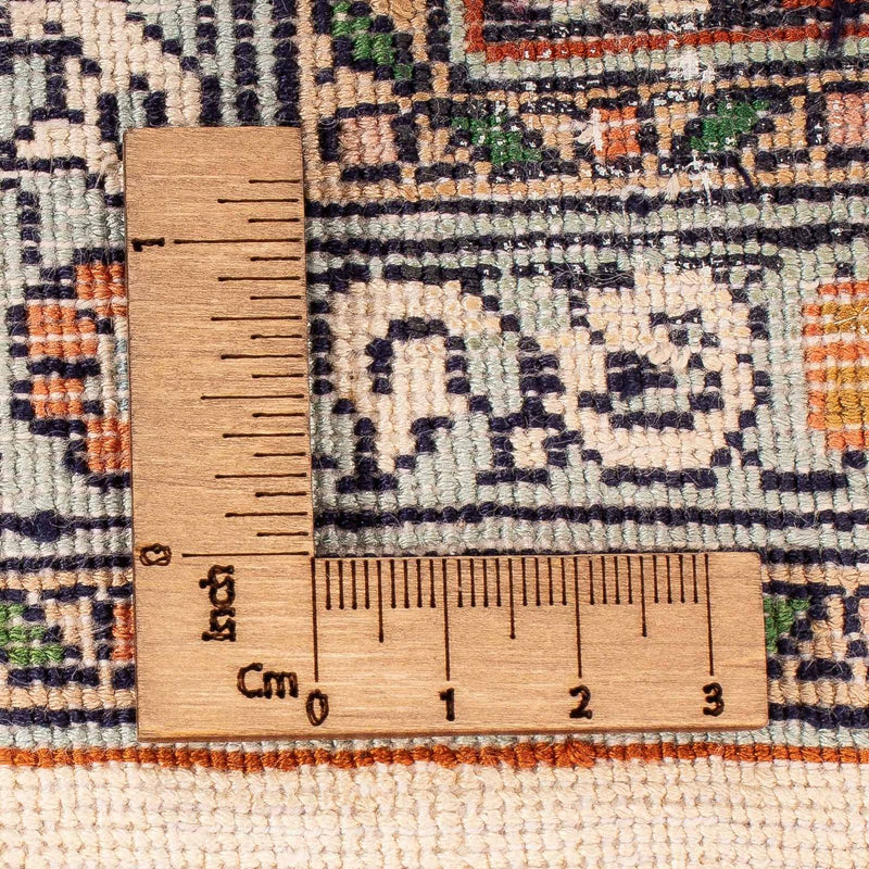 Alfombra de seda - Seda de Cachemira - 182 x 121 cm - marrón claro