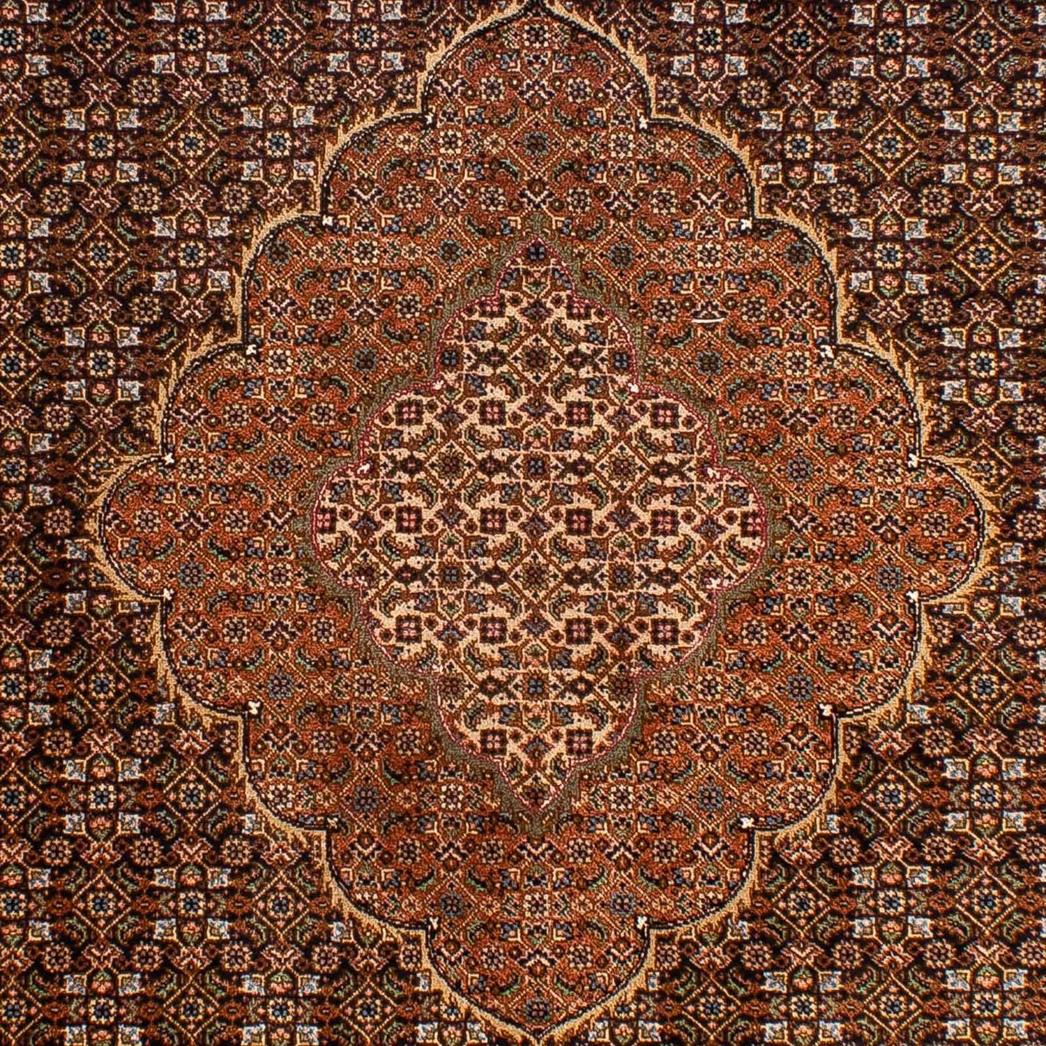 Alfombra Persa - Tabriz - Real - 202 x 150 cm - marrón