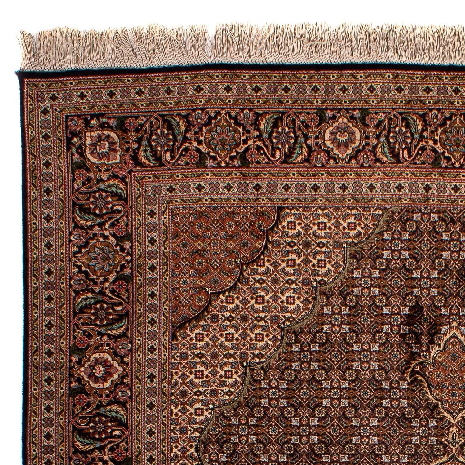 Alfombra Persa - Tabriz - Real - 202 x 150 cm - marrón