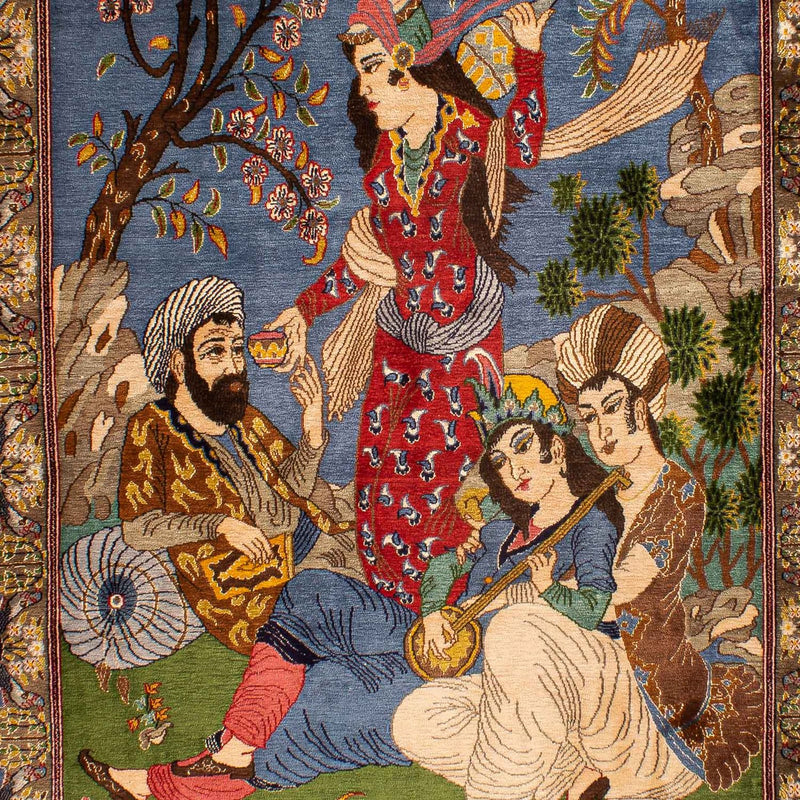 Alfombra Persa - Tabriz - Real - 198 x 117 cm - multicolor