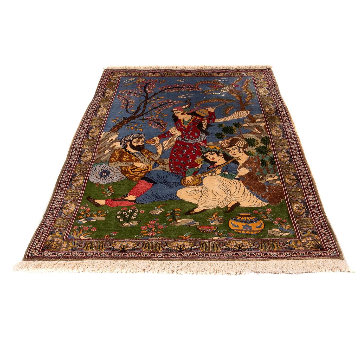 Alfombra Persa - Tabriz - Real - 198 x 117 cm - multicolor