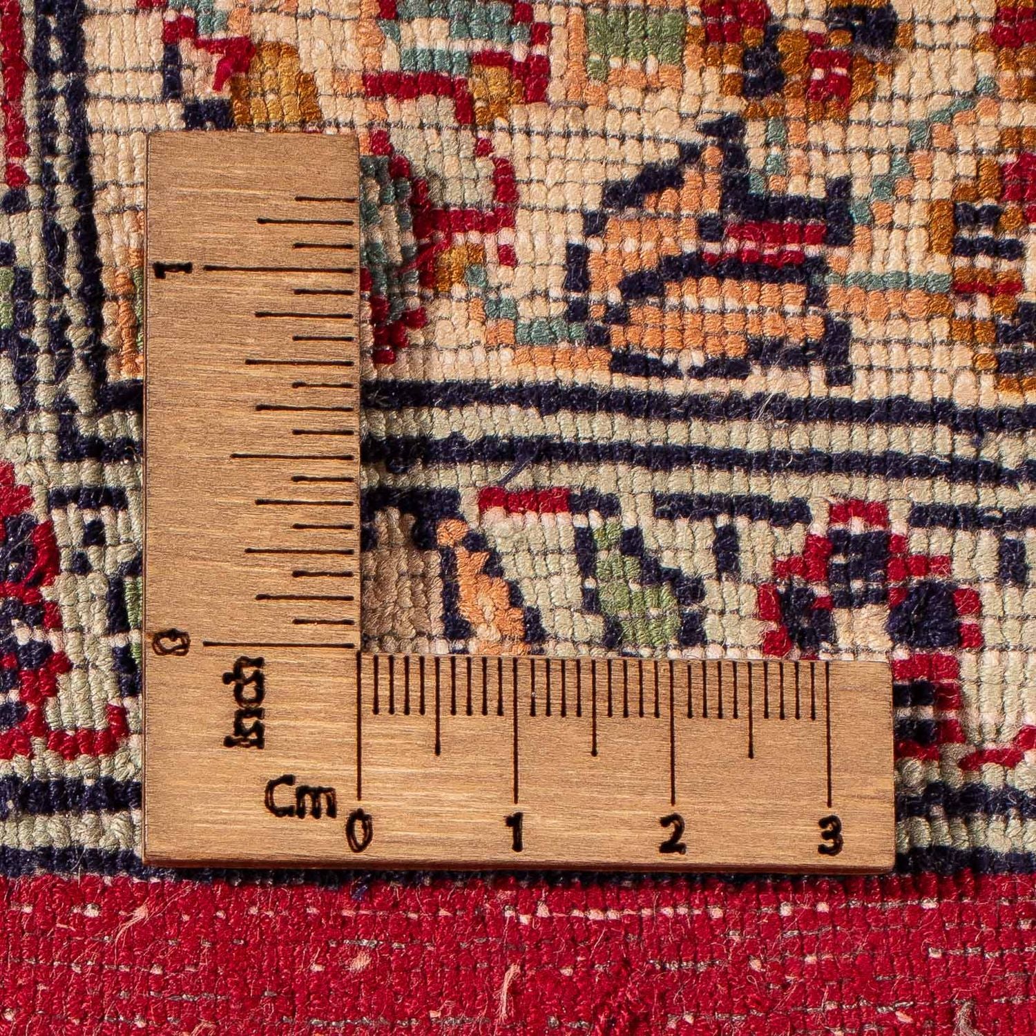 Alfombra de seda - Seda de Cachemira - 306 x 208 cm - rojo oscuro