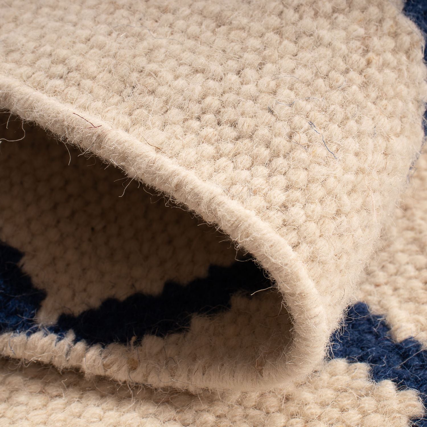 Alfombra Kelim - Tendencia - 90 x 60 cm - beige