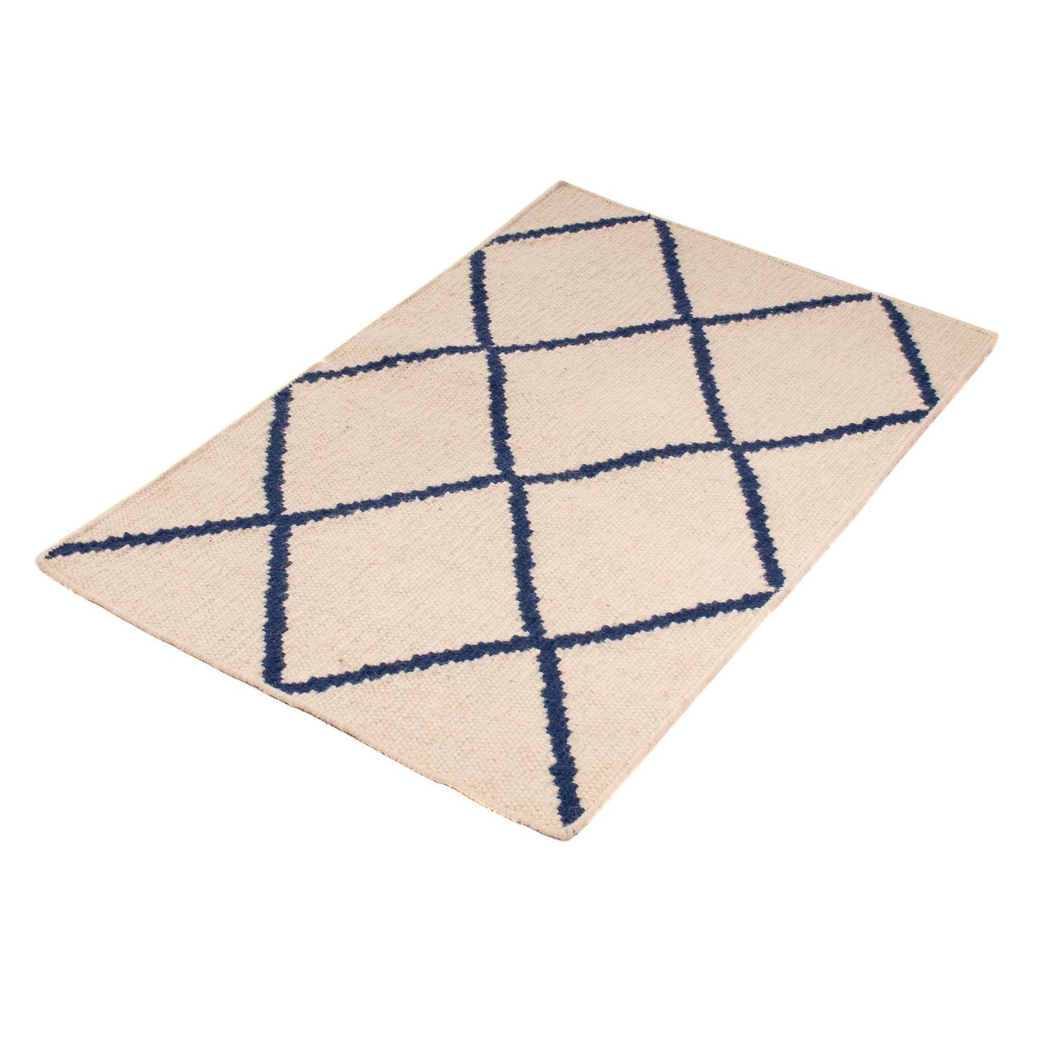 Alfombra Kelim - Tendencia - 90 x 60 cm - beige