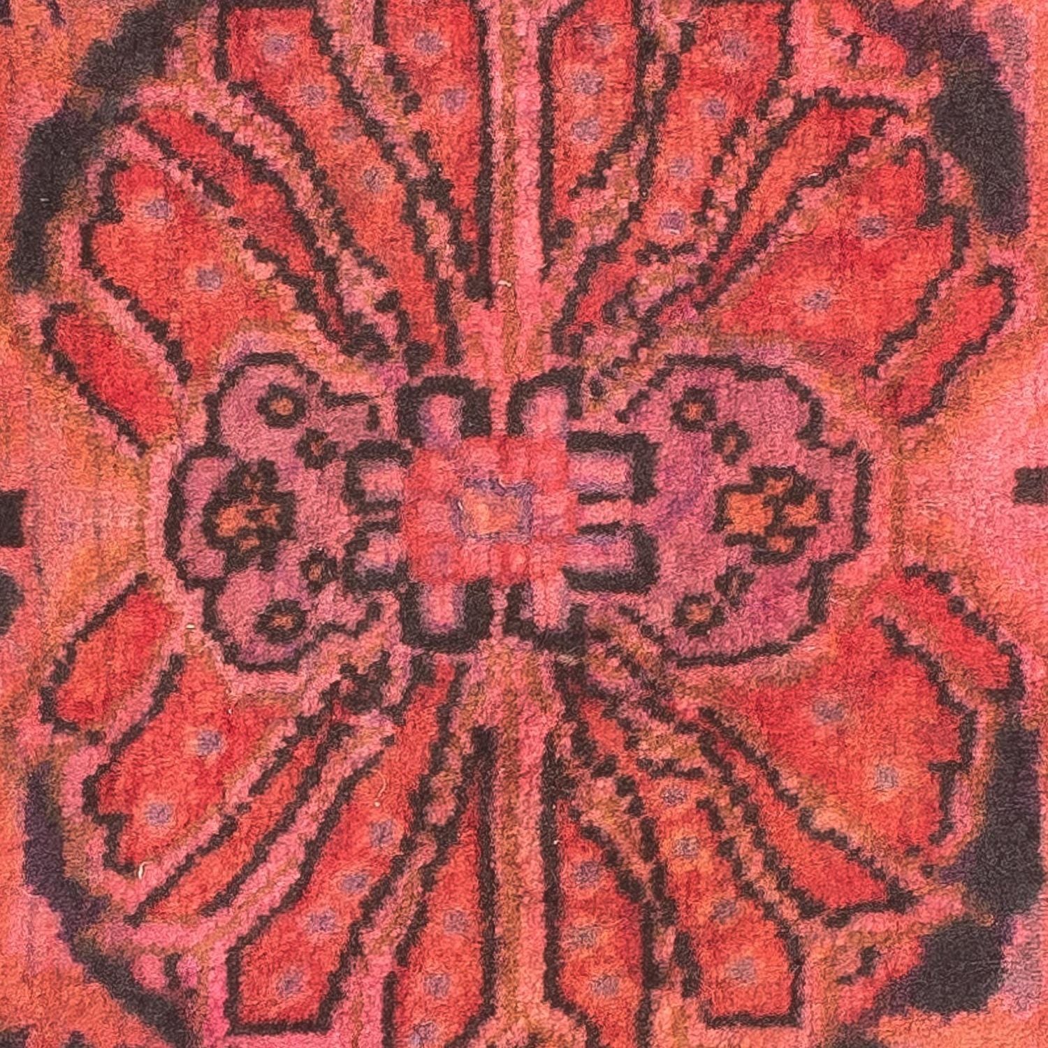 Alfombra persa - Keshan - 86 x 55 cm - rojo claro