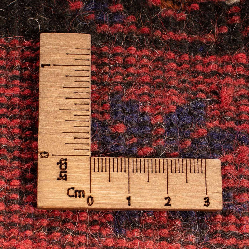 Alfombra Belutsch - 140 x 92 cm - rojo oscuro