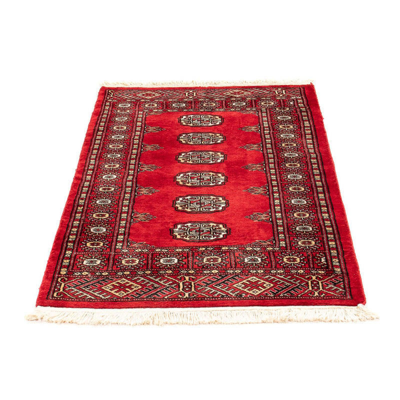Alfombra Pakistani - 123 x 80 cm - rojo oscuro